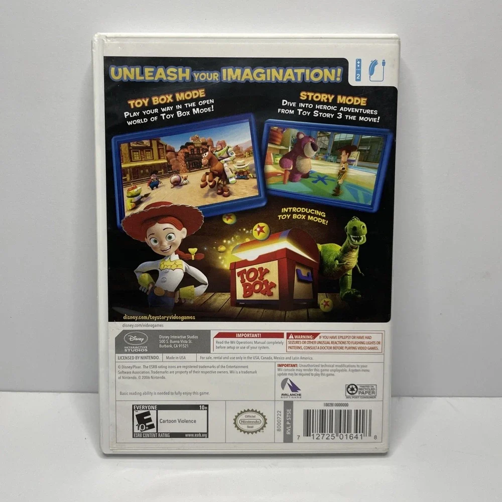 Toy Story 3 (Nintendo Wii, 2006) CIB Complete with Manual + Poster- Tested